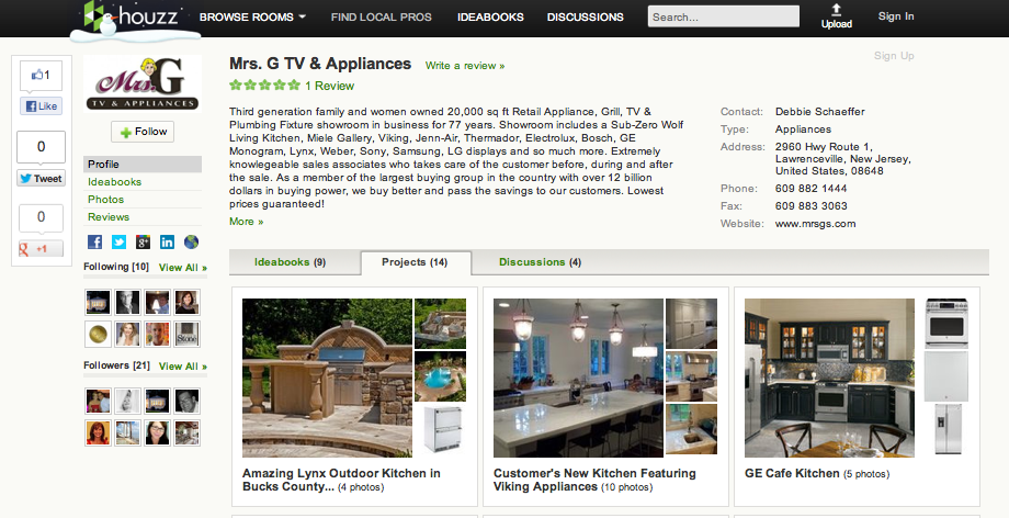 Mrs G TV & Appliances on Houzz.com