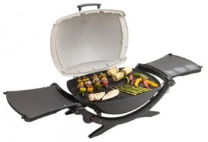 WEBER Q200 WITH VEGTABLES