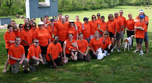 Walk MS team Pathfinders. Salesman Keith Foerst, Manager Chris Gray, and part-time Internet Specialist Kimberly Foerst are part of this team.